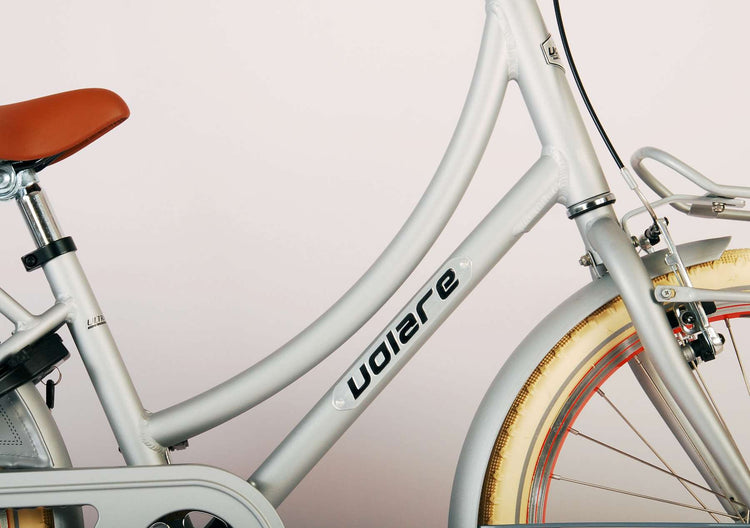 Volare Oma Classic Children's Bicycle - Mädchen - 20 Zoll - Matt Silver