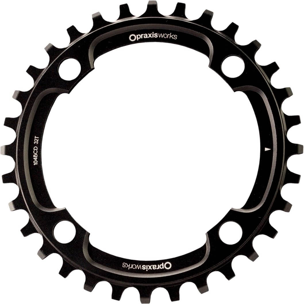 Praxis -Kette Top 1x MTB 104bcd 30t schwarz
