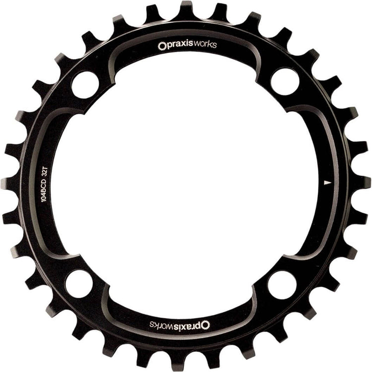 Praxis -Kette Top 1x MTB 104bcd 30t schwarz