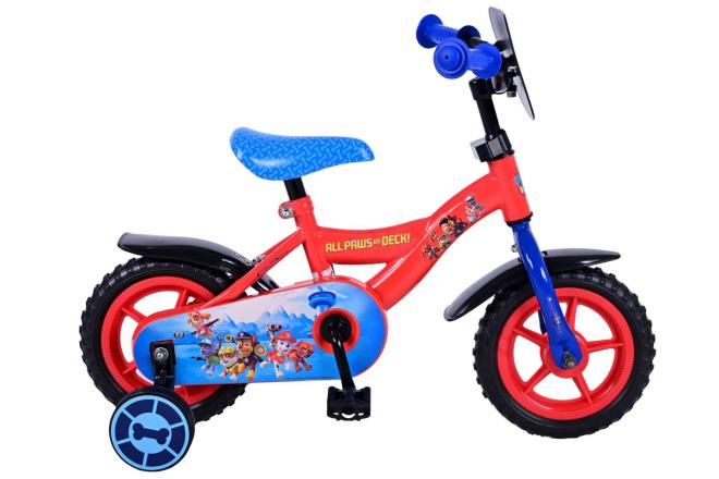 PAW Patrol Kinderfahrrad - Jungen - 10 Zoll - Rotblau - Thrapper