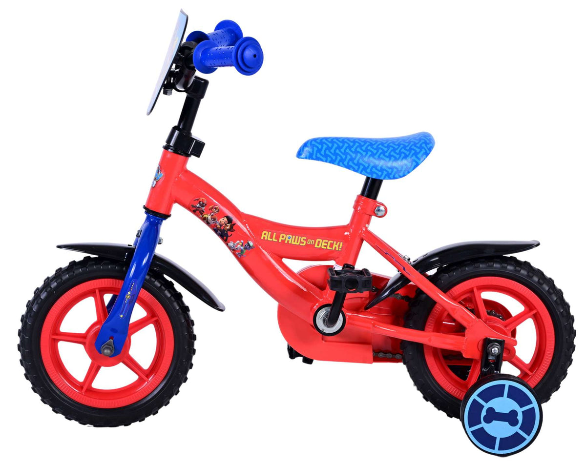 PAW Patrol Kinderfahrrad - Jungen - 10 Zoll - Rotblau - Thrapper