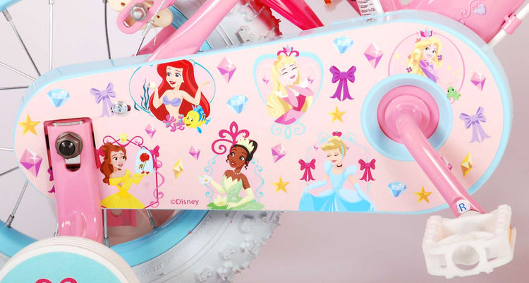 Disney Princess Children's Bicycle - Mädchen - 12 Zoll - Pink - Zwei Handbremsen