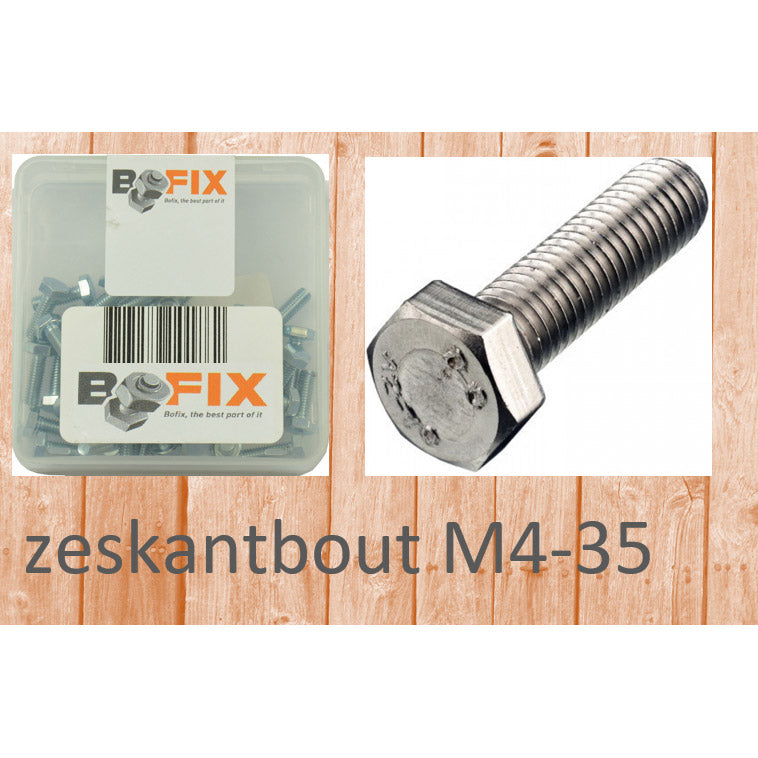 Bofix Sechskant Bolt M4x35 (50st)