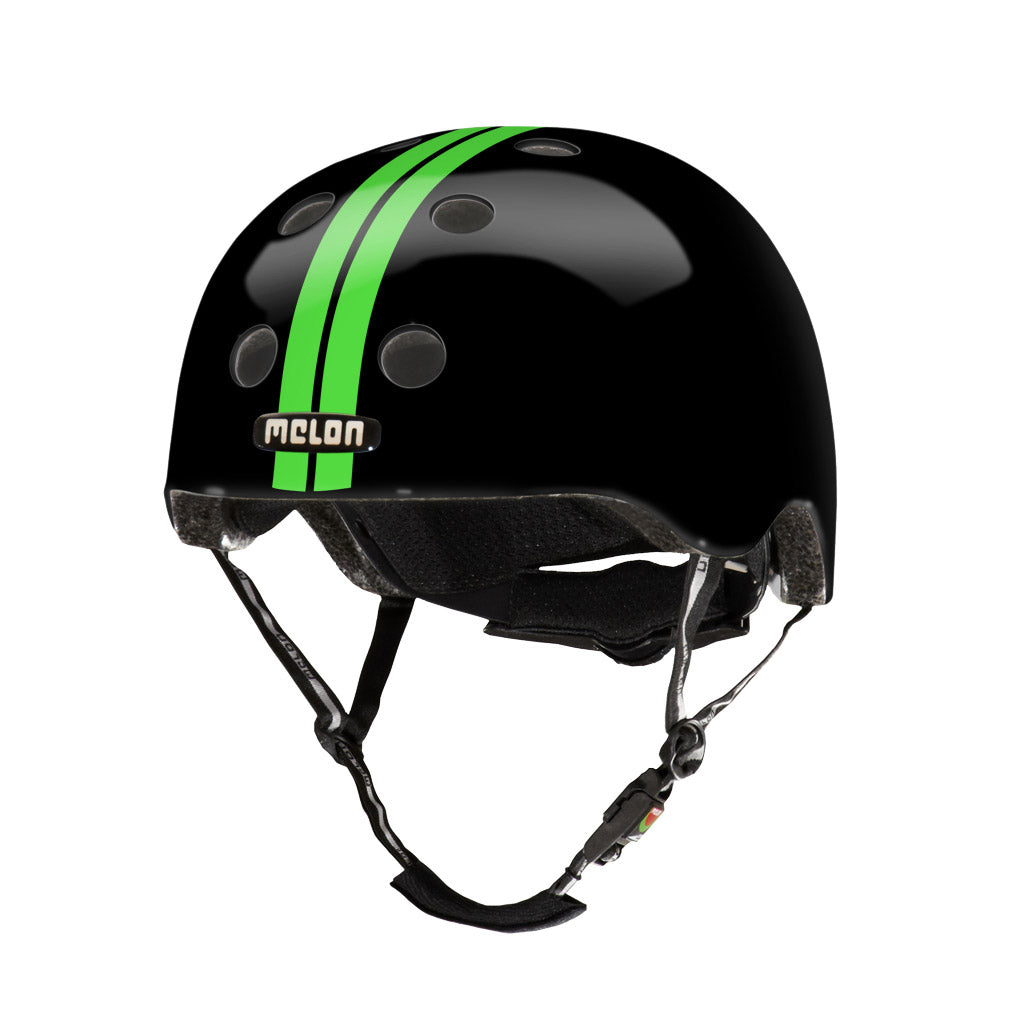 Fahrradhelm Urban Active schwarz grün Größe 46-52 cm