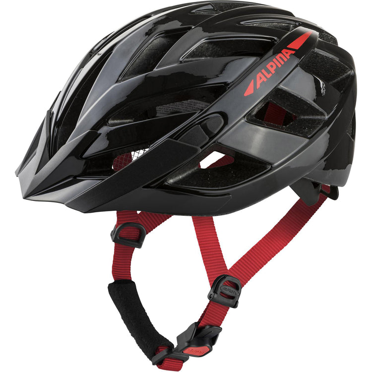 Olympischer Sportbekleidung Helm Panoma 2.0 Schwarz-Red Gloss 56-59