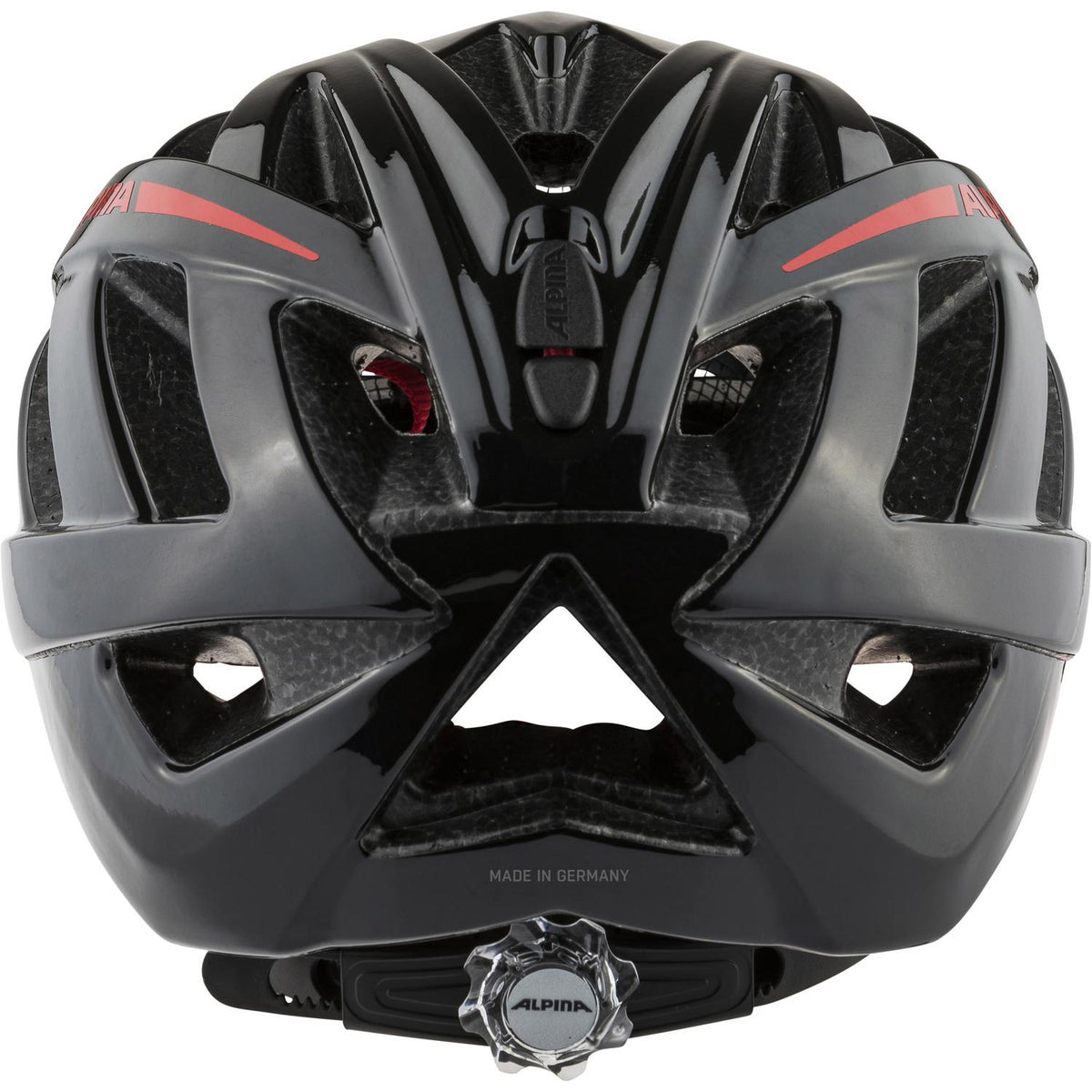 Olympischer Sportbekleidung Helm Panoma 2.0 Schwarz-Red Gloss 56-59