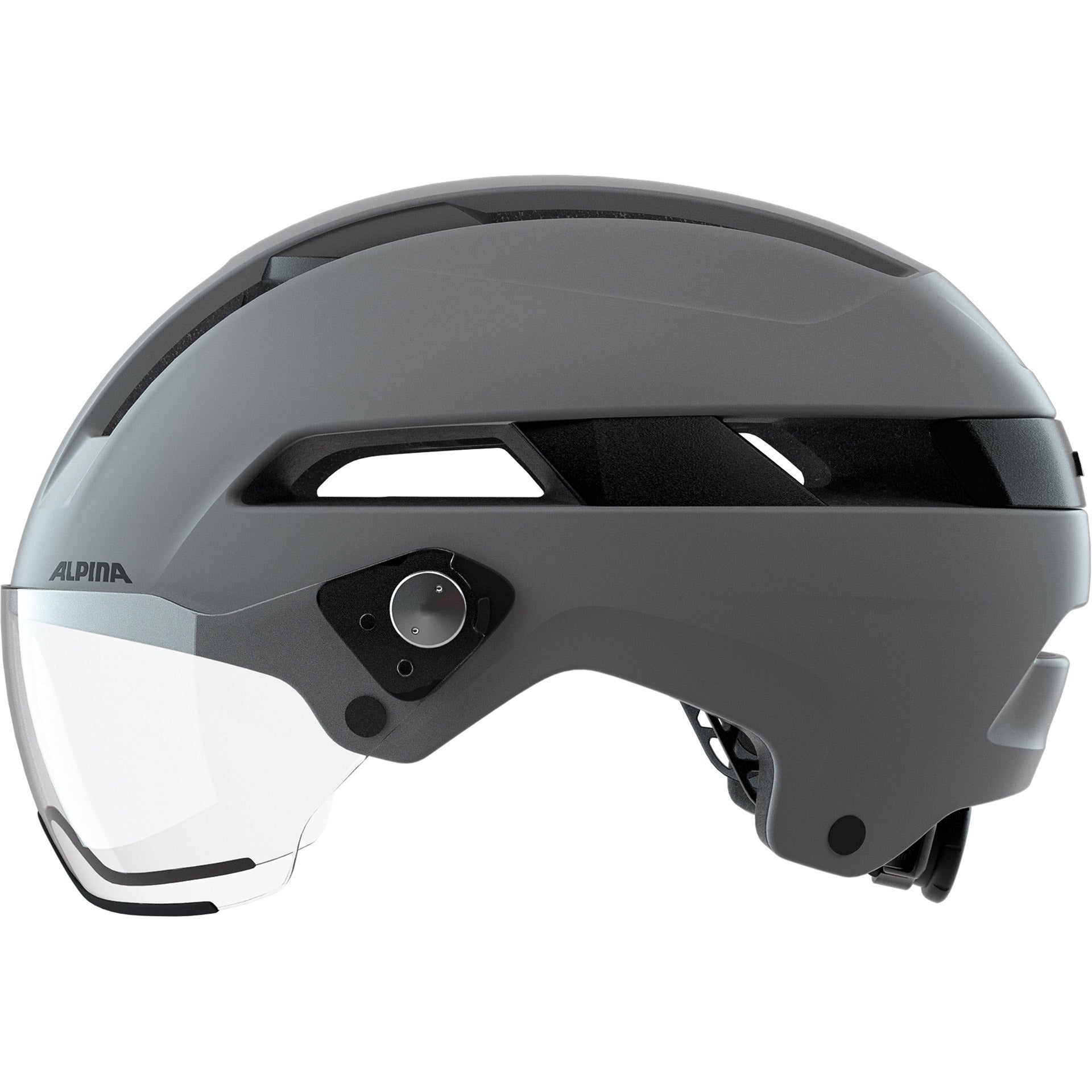 Olympischer Sportbekleidung Sportstädter Helm Soho Visor 55-59 Mat Grey