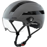 Olympischer Sportbekleidung Sportstädter Helm Soho Visor 51-56 Matt Gray - afbeelding 1