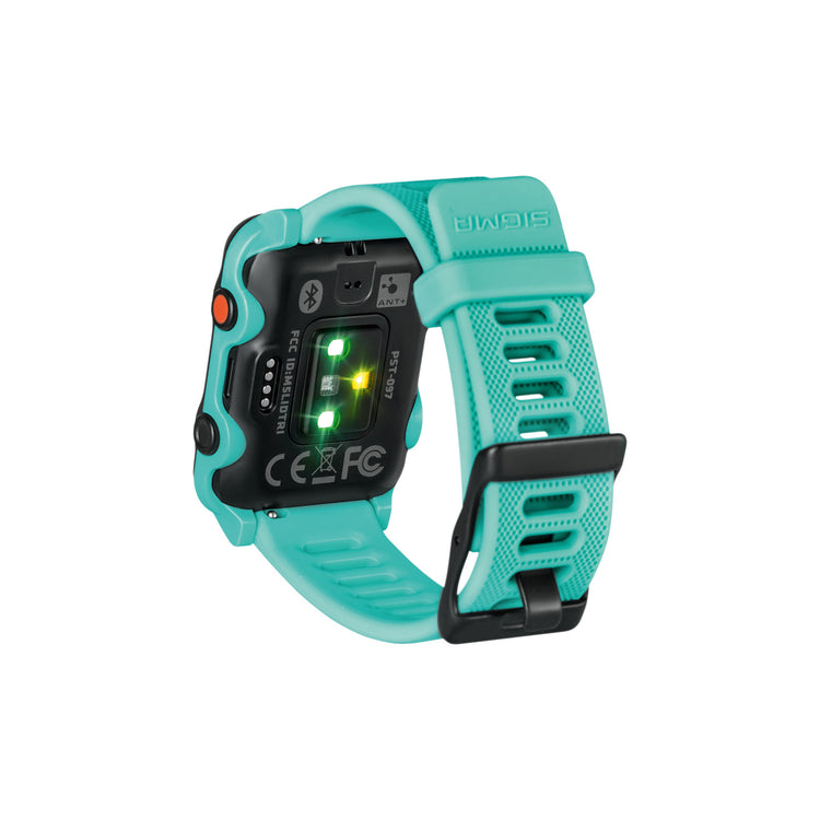 Sigma id.tri sportuhr neon mint basic zs hartsl gps acti ant+ ble