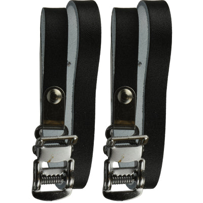 Vwp Zehenclip Riemen aus hochwertigem Leder schwarz