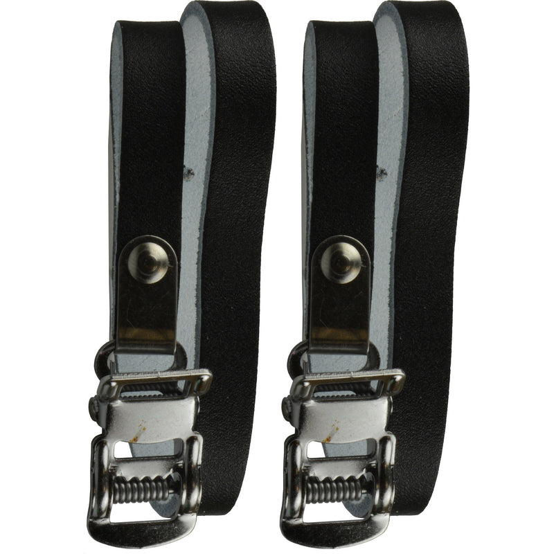 Vwp Zehenclip Riemen aus hochwertigem Leder schwarz