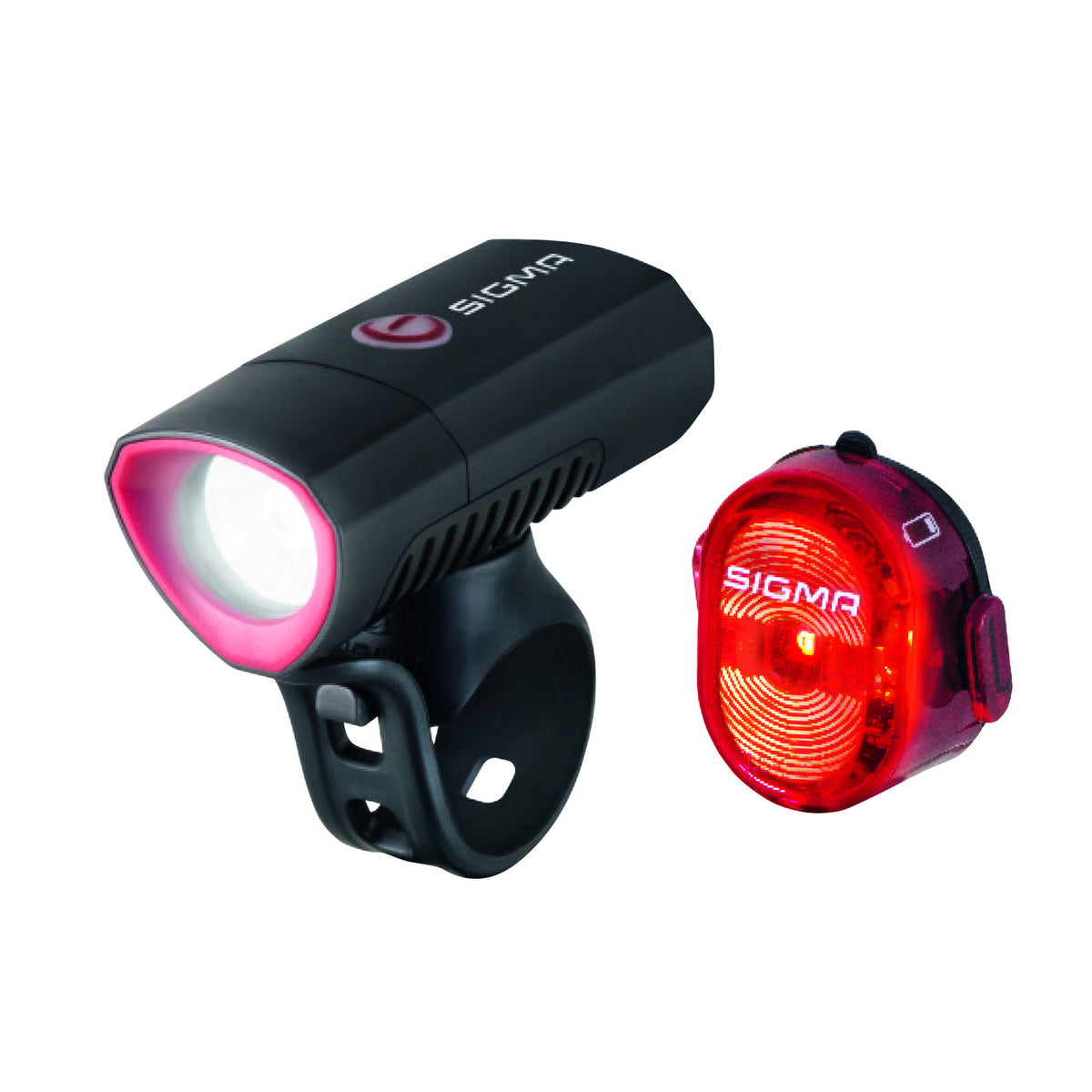 SIGMA Beleuchtungsset 300lumen Buster 300+ NuggetII USB chargingb