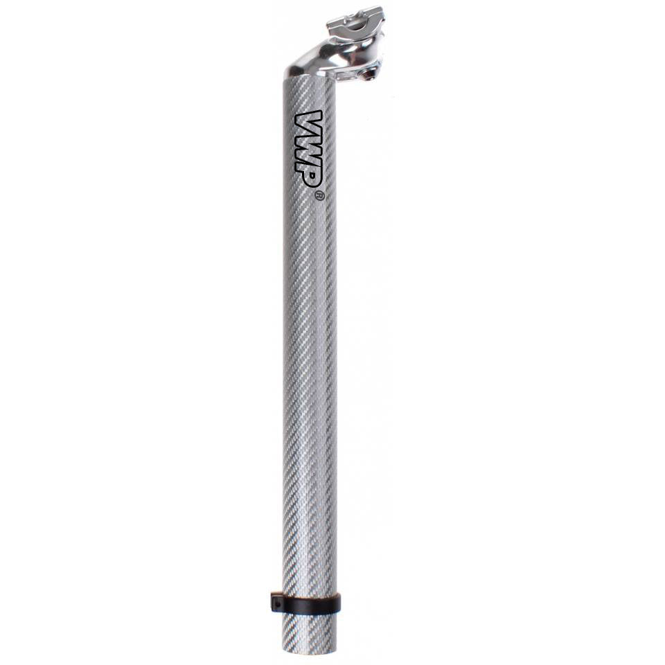 SEATPOST ATB RACE 80% Faser 20% Carbon 27,2 Silber