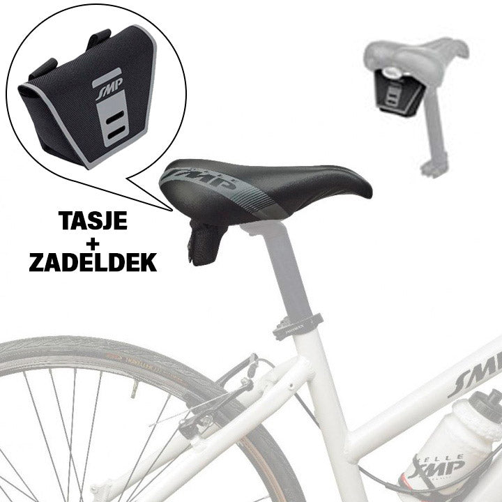 SMP Handgefertigte Satteltasche mit Luxus-Regenschutz (univ.)