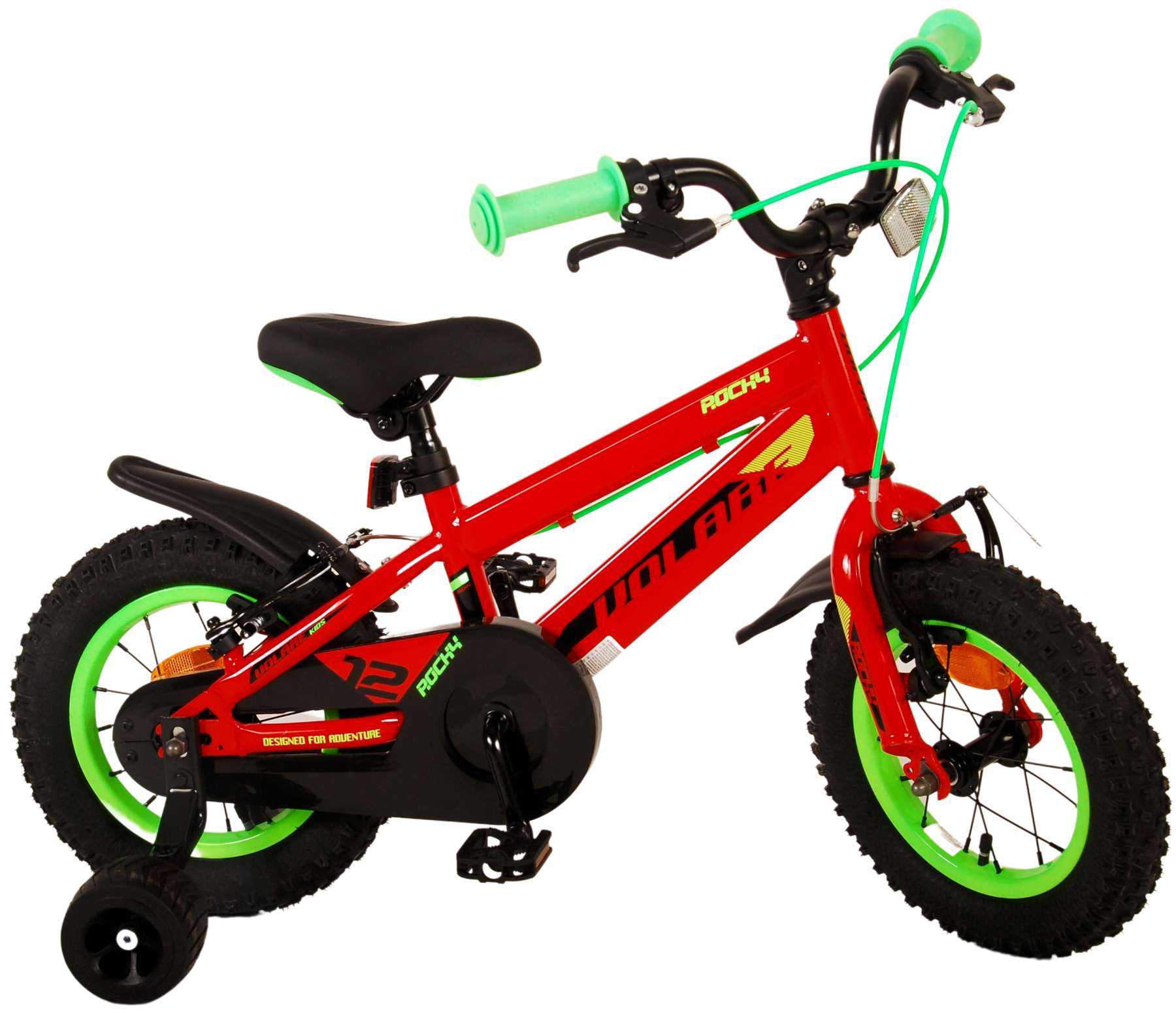 Volare Rocky Children's Bicycle - Jungen - 12 Zoll - Rot - Zwei Handbremsen