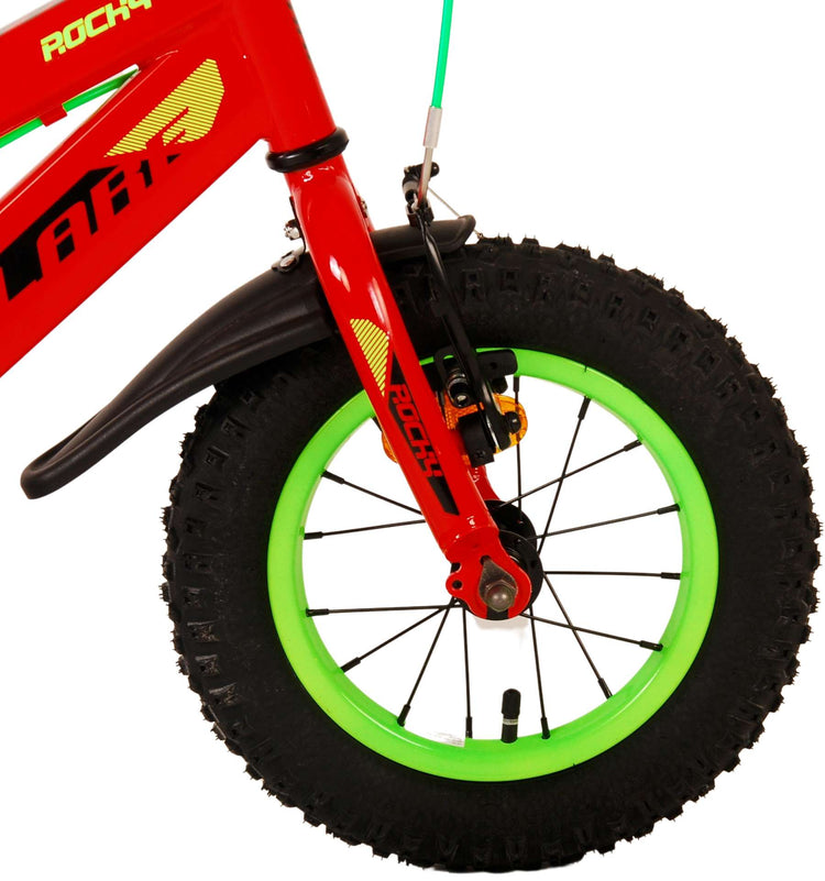Volare Rocky Children's Bicycle - Jungen - 12 Zoll - Rot - Zwei Handbremsen