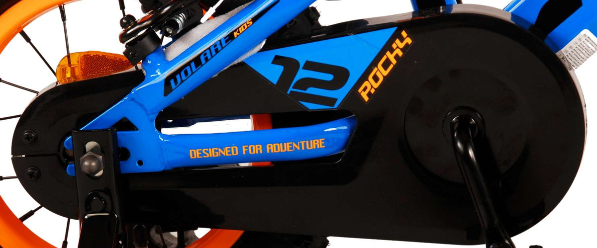 Volare Rocky Children's Bicycle - Jungen - 12 Zoll - Blau - Zwei Handbremsen