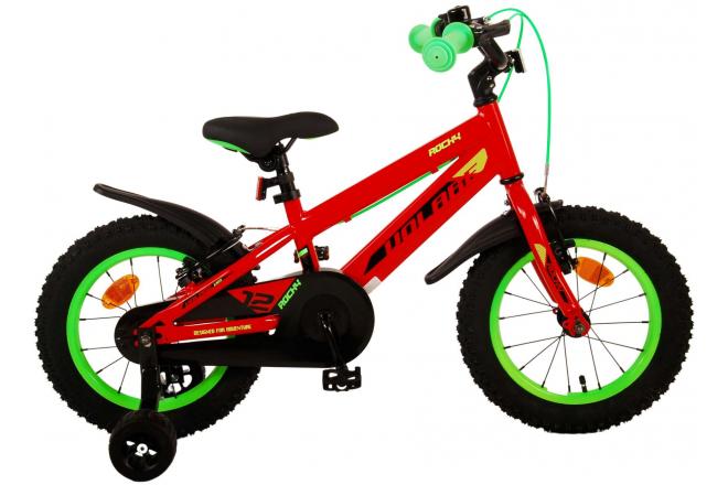 Volare Rocky Children's Bicycle - Jungen - 14 Zoll - Rot - Zwei Handbremsen