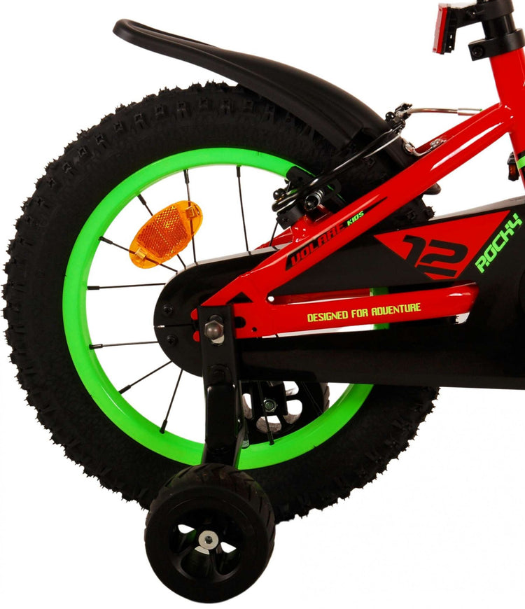 Volare Rocky Children's Bicycle - Jungen - 14 Zoll - Rot - Zwei Handbremsen