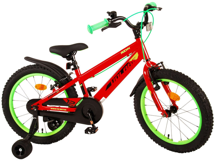 Volare Rocky Children's Bicycle - Jungen - 18 Zoll - Rot - Zwei Handbremsen