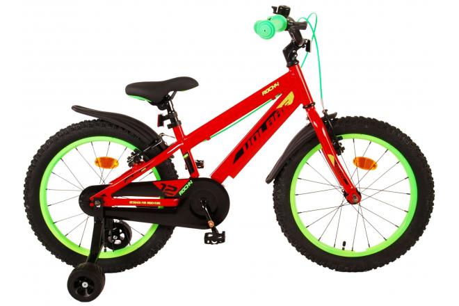 Volare Rocky Children's Bicycle - Jungen - 18 Zoll - Rot - Zwei Handbremsen