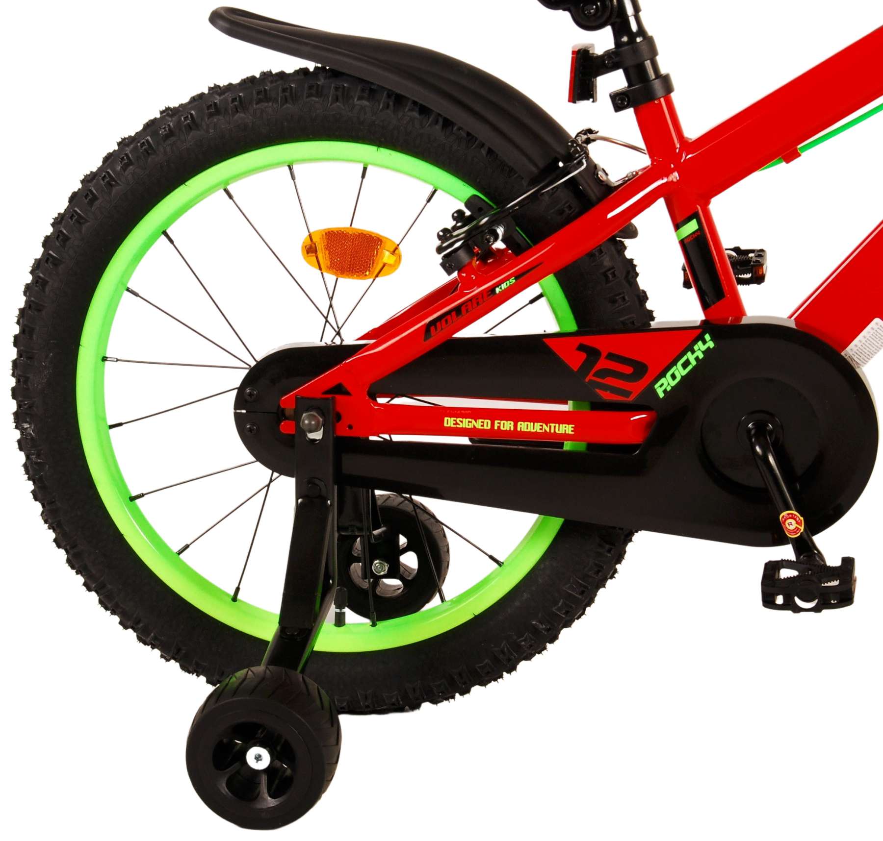 Volare Rocky Children's Bicycle - Jungen - 18 Zoll - Rot - Zwei Handbremsen
