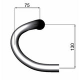 Stangebend Zero-100 Outdoor-Kumpels 46 cm schwarz - afbeelding 2