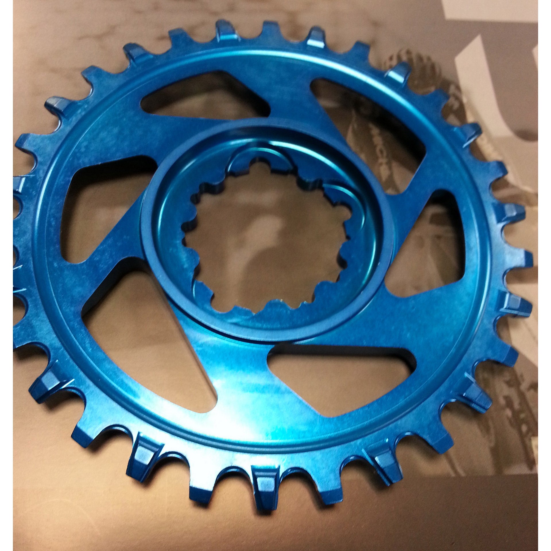 Miche Kettenblatt 11V 30T XM SR Blau Aluminium