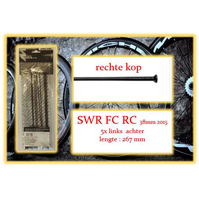 Miche Spaak+Nip. 5x La Swr FC RC 38mm Carb