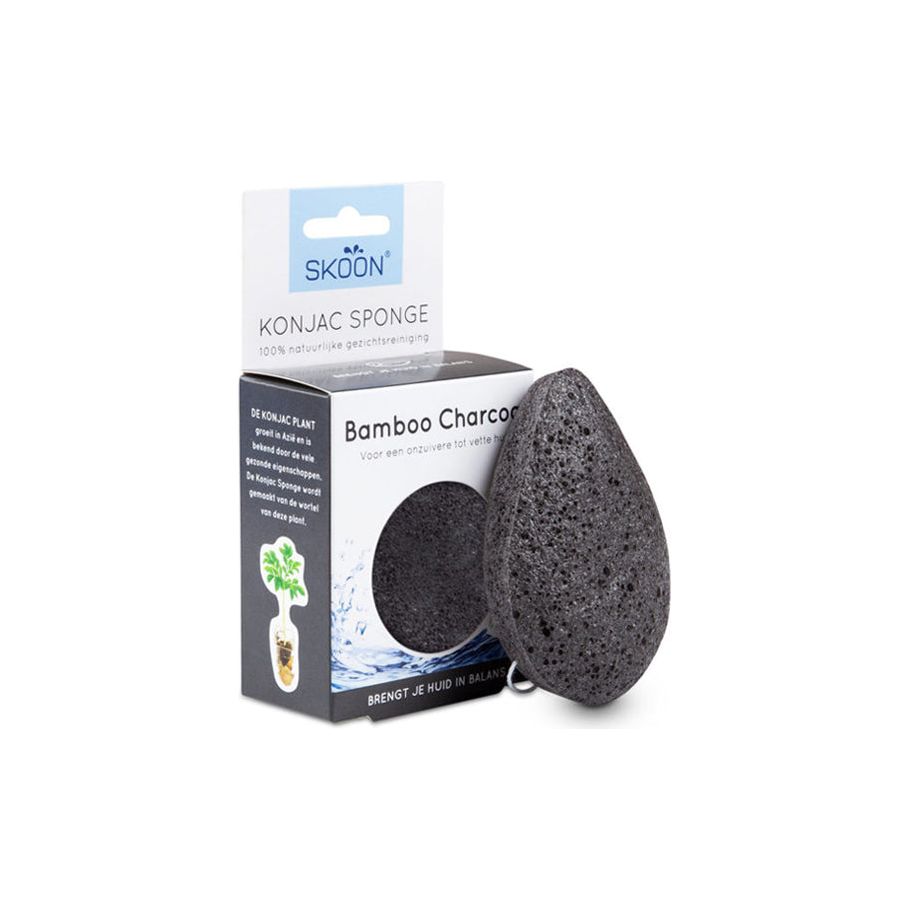 Skoon Konjac Schwamm Bambuskohle