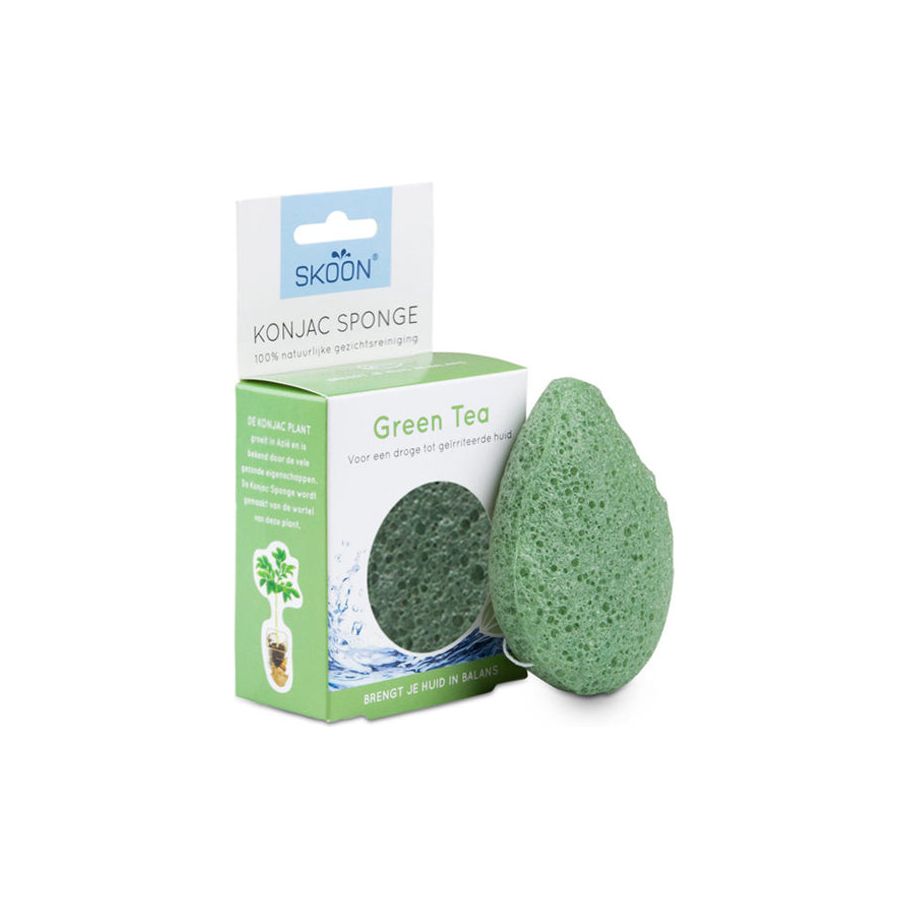 Skoon Konjac Schwamm grüner Tee