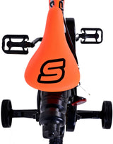 Volare Sportivo Kinderrad - Jungen - 14 Zoll - Neon Oranje Black - Zwei Handbremsen - afbeelding 5