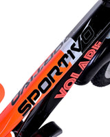 Volare Sportivo Kinderrad - Jungen - 14 Zoll - Neon Oranje Black - Zwei Handbremsen - afbeelding 6