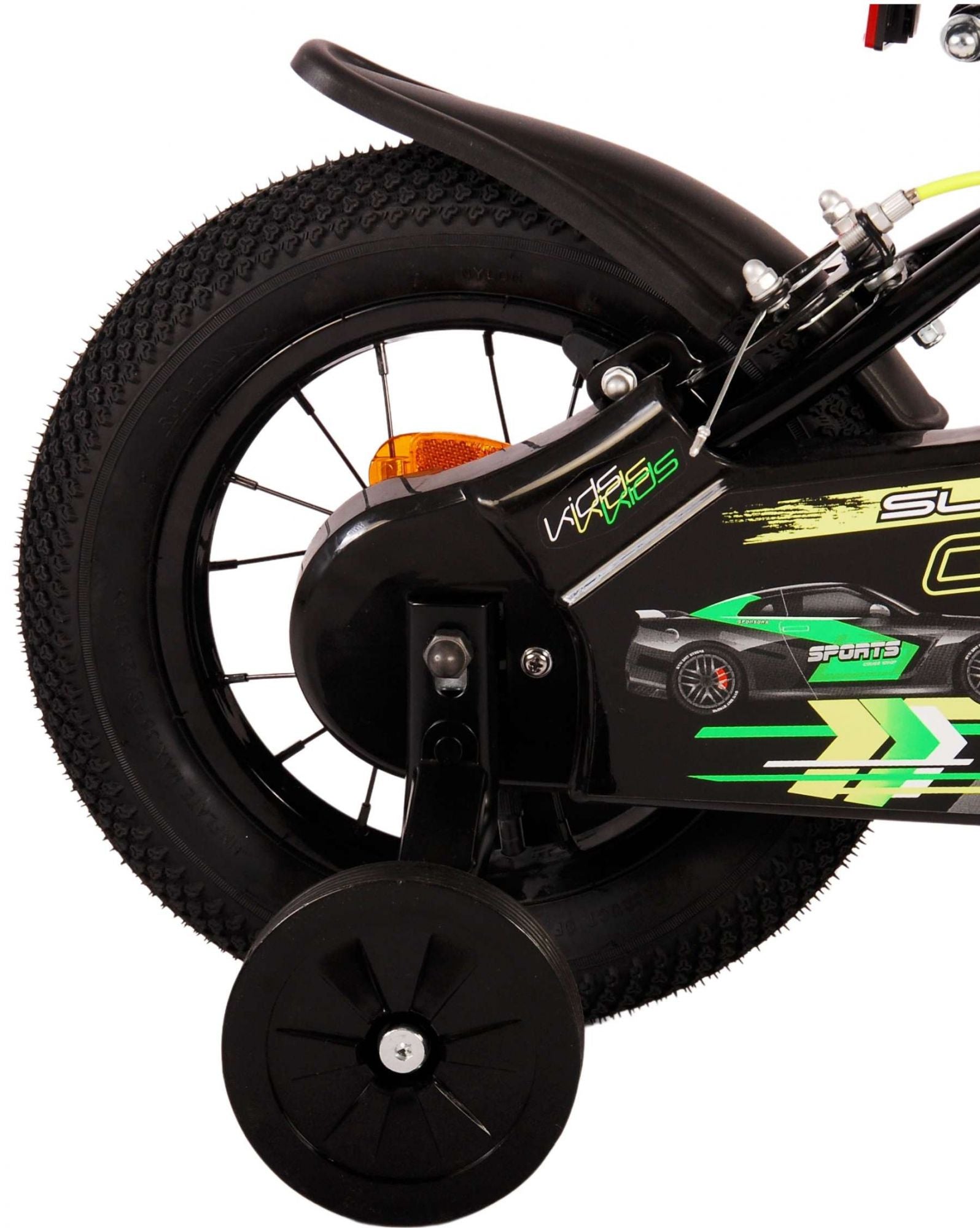 Volare Super GT Kinderbike - Jungen - 12 Zoll - Grün - Zwei Handbremsen