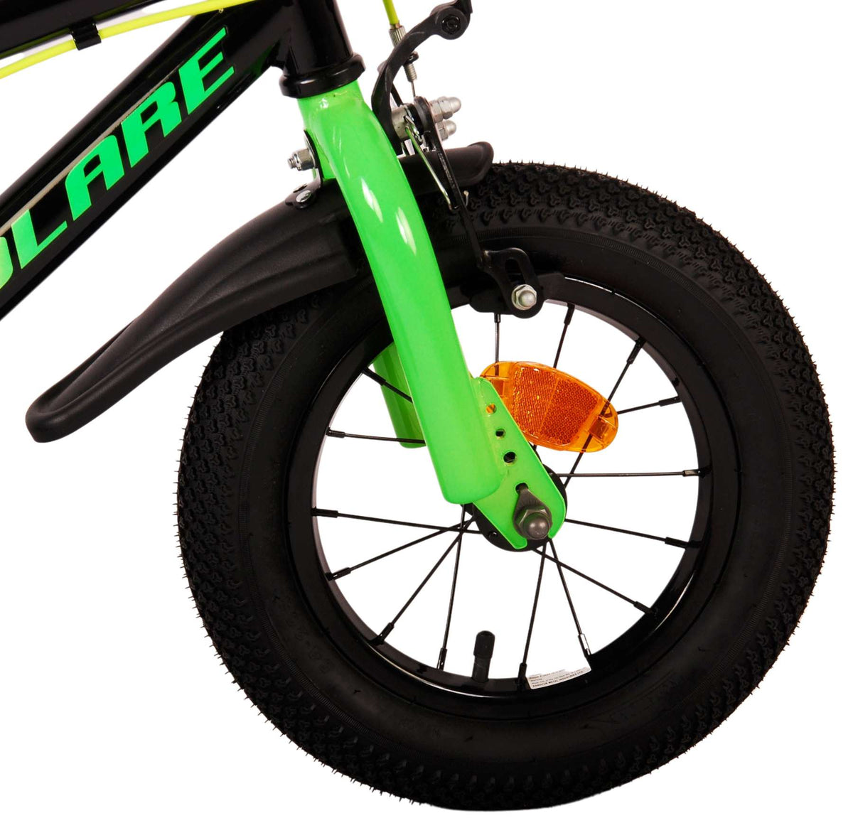 Volare Super GT Kinderbike - Jungen - 12 Zoll - Grün - Zwei Handbremsen