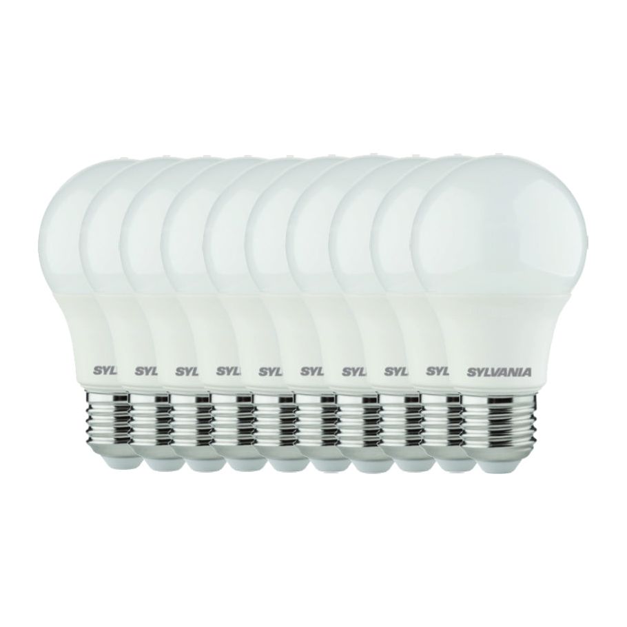 Sylvania LED -Lampe E27 806 LM Bol Matte 10 Teile