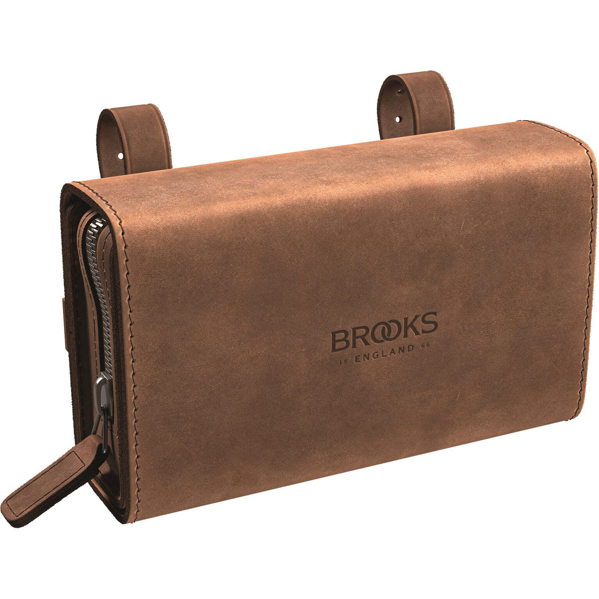 Brooks Sattle Bag D-förmig gealtertes Braun