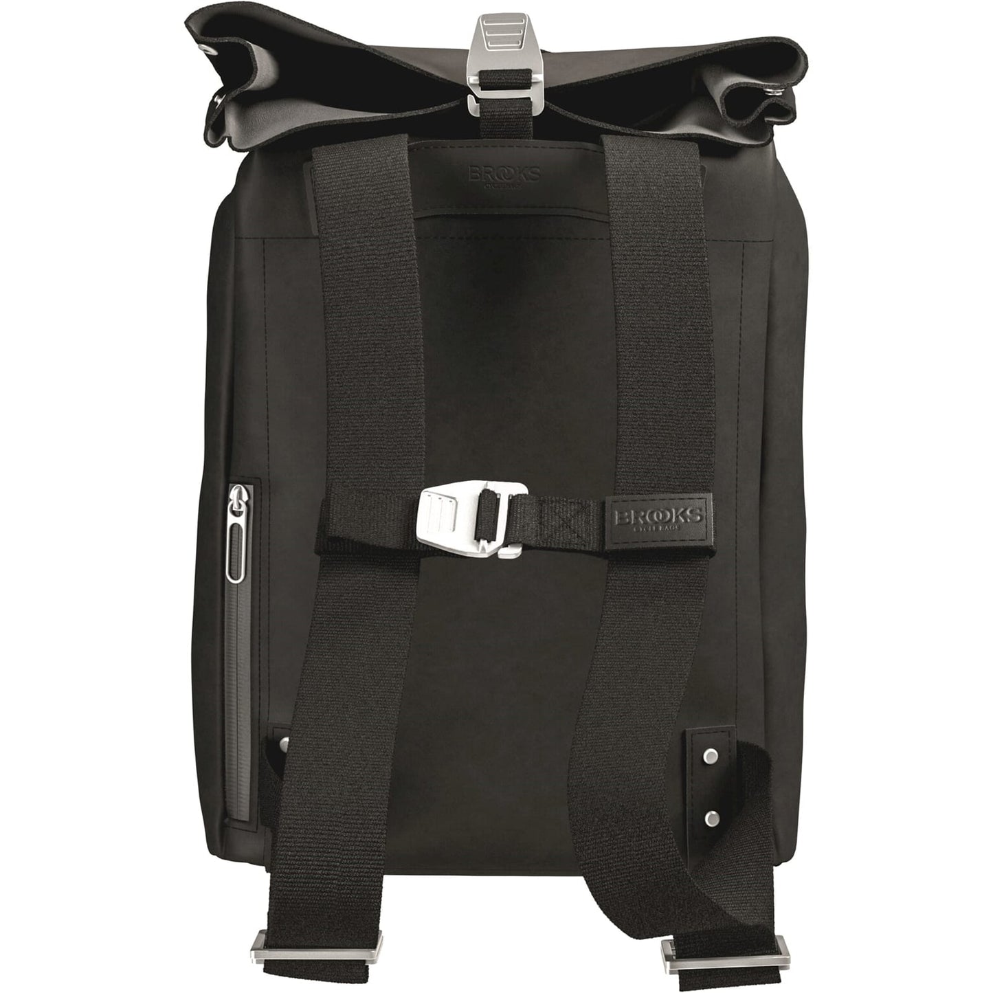 Brooks Pickwick -Rucksack - Leder, 12L, schwarz