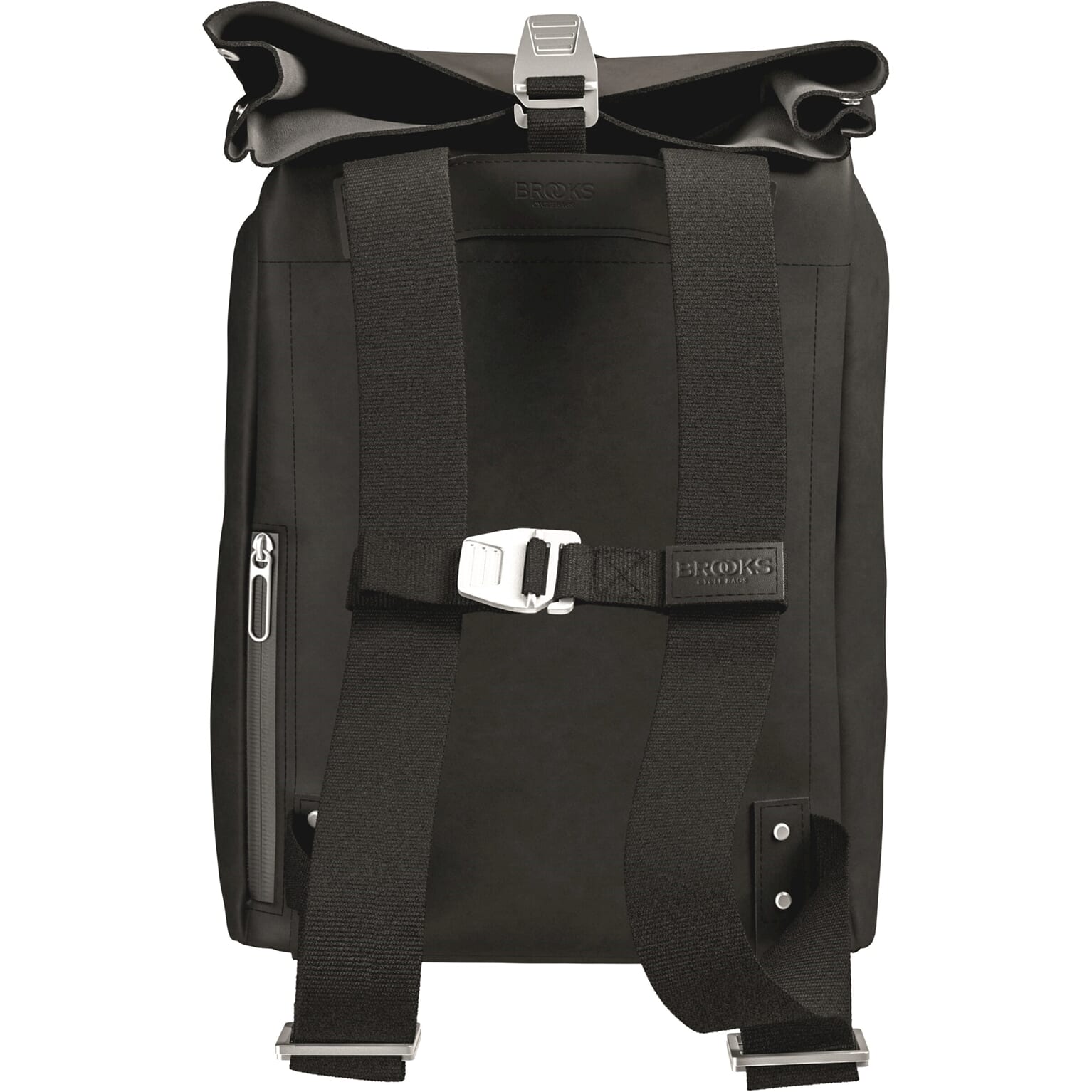 Brooks Pickwick -Rucksack - Leder, 12L, schwarz