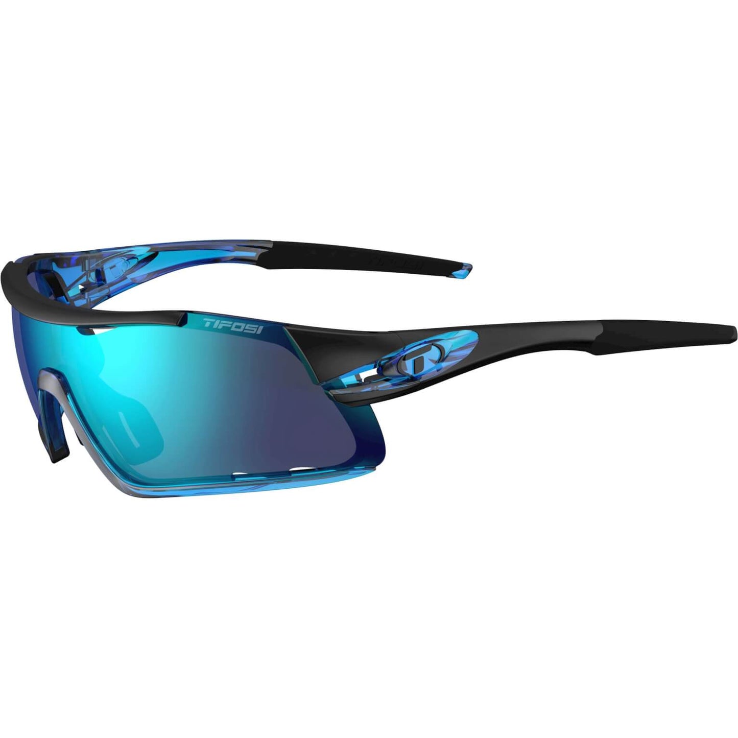 Tifosi Brille Davos Crystal Blue Clarion Blau