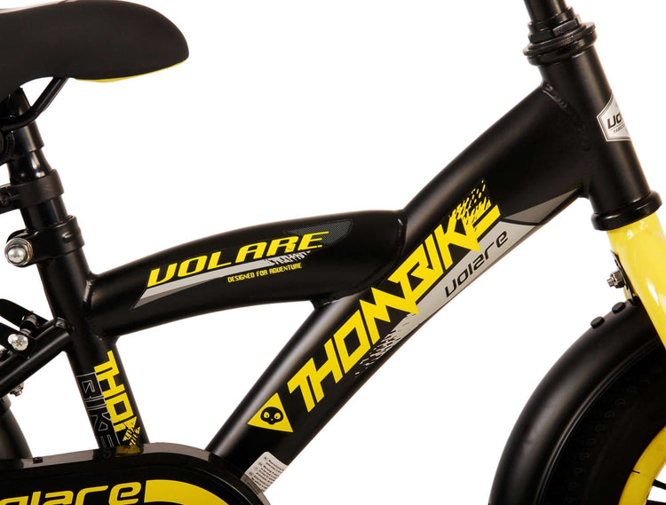 Volare Thombike Children's Bike - Jungen - 12 Zoll - Schwarzgelb