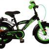 Volare Thombike Children's Bicycle - Jungen - 12 Zoll - schwarzes Grün