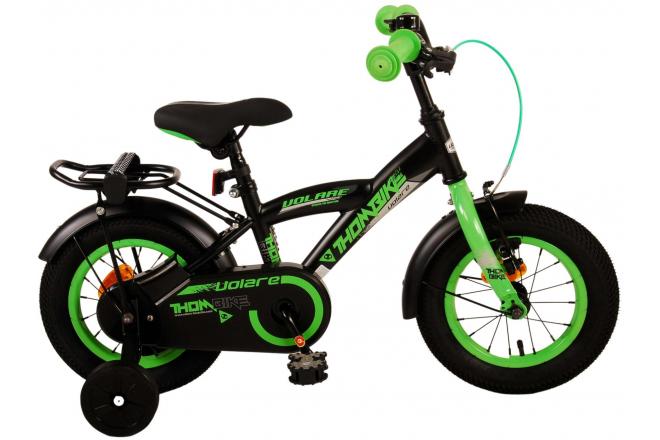 Volare Thombike Children's Bicycle - Jungen - 12 Zoll - schwarzes Grün