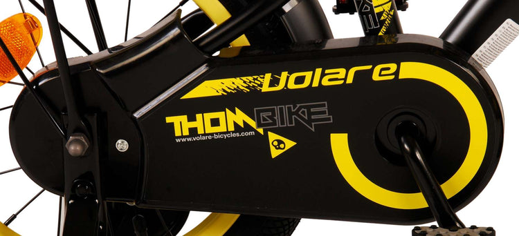 Volare Thombike Kinderbike - Jungen - 14 Zoll - Schwarzgelb