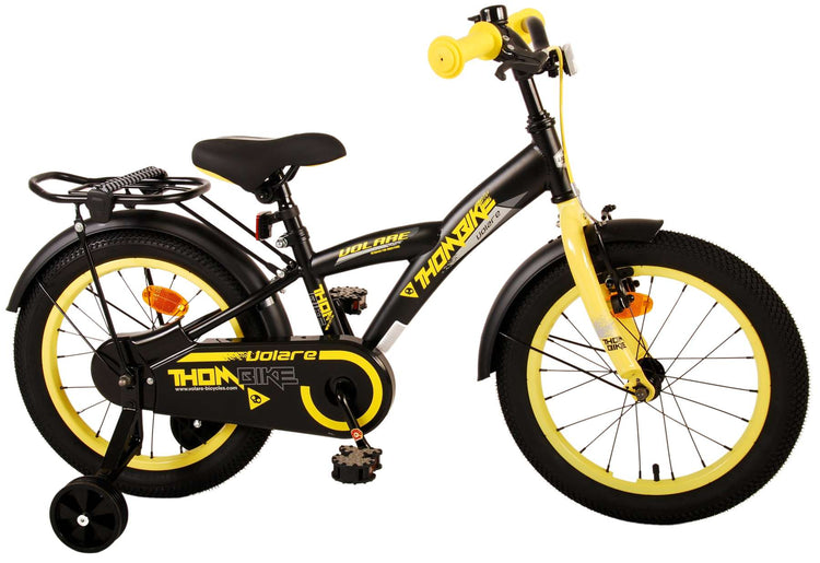 Volare Thombike Children's Bicycle - Jungen - 16 Zoll - Schwarzgelb