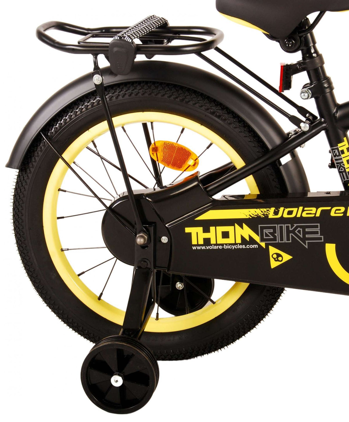 Volare Thombike Children's Bicycle - Jungen - 16 Zoll - Schwarzgelb
