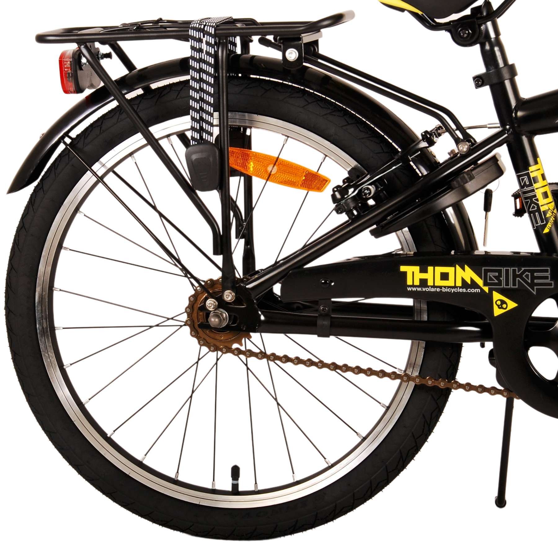 Volare Thombike Children's Bike - Jungen - 20 Zoll - Schwarzgelb - Zwei Handbremsen