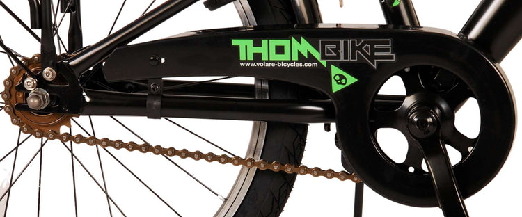 Volare Thombike Children's Bike - Jungen - 20 Zoll - Schwarzes Grün - Zwei Handbremsen