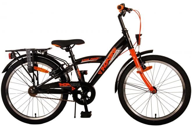 Volare Thombike Kinderbike - Jungen - 20 Zoll - Schwarzorange - Zwei Handbremsen