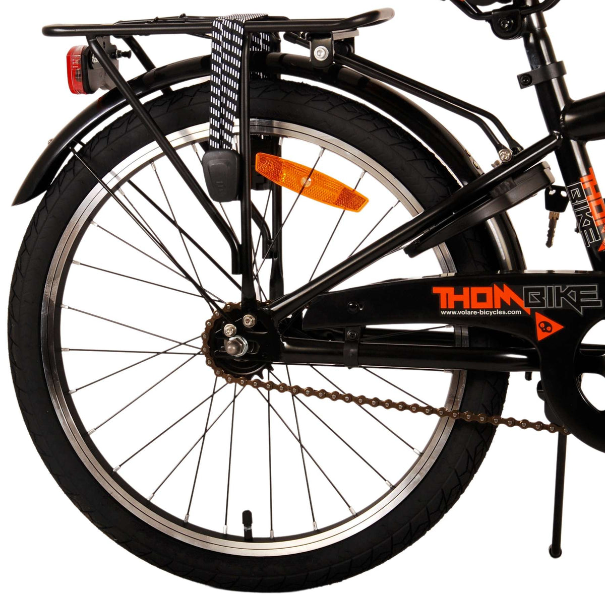 Volare Thombike Children's Bicycle - Jungen - 20 Zoll - Schwarzorange